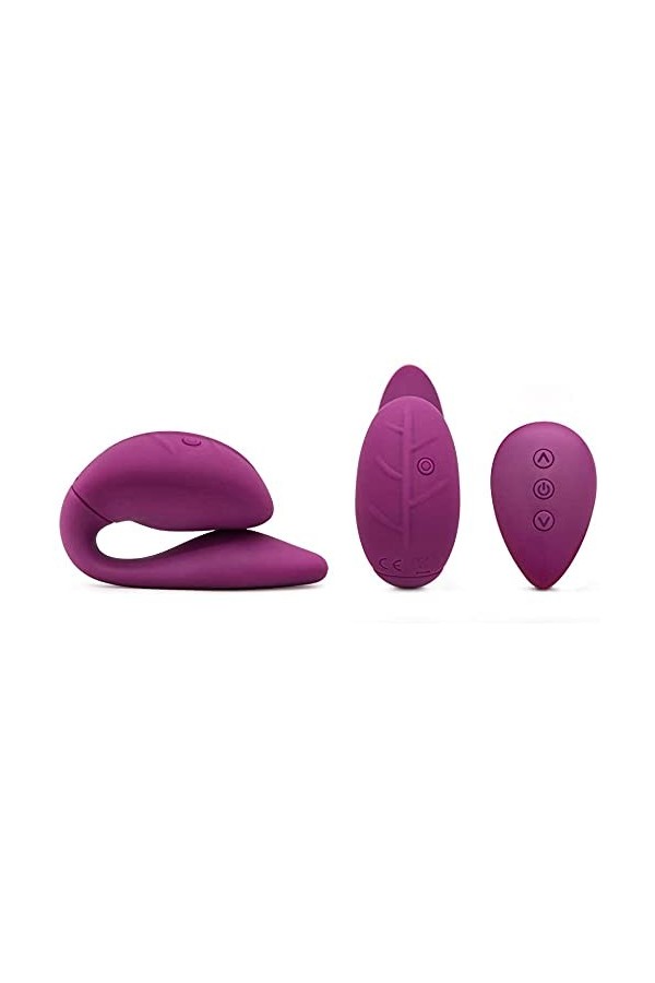 Mini Culotte Vîbrante Masseur portable, 10 modes de soufflage et de vibration, avec fonction de chauffage, charge magnétique