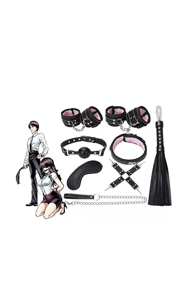 Starensky Ajustable 8 Pièces Kit daccessoires Lingerie Gothique