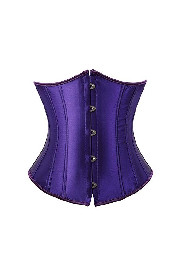 Zhitunemi Corset bustier en satin pour femme - Grande taille, Curcuma., XX-Large