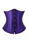 Zhitunemi Corset bustier en satin pour femme - Grande taille, Curcuma., XX-Large