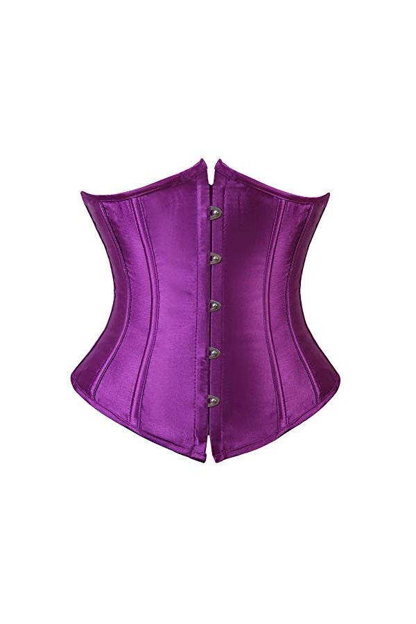 Zhitunemi Corset bustier en satin pour femme - Grande taille, Curcuma., XX-Large