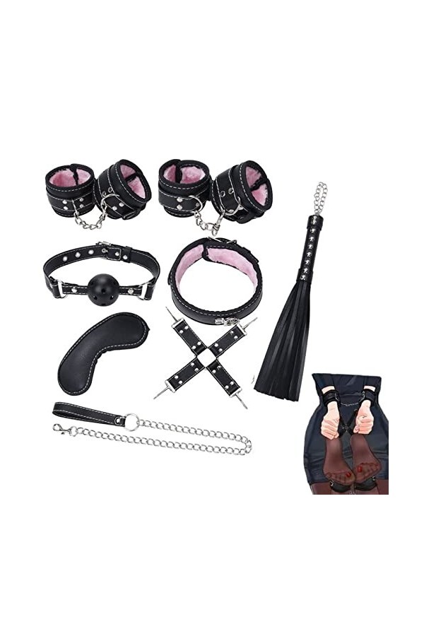 ANGYANG Romantique 8 Pièces Coffret Homme Travesti Lingerie