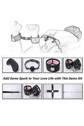 ANGYANG Romantique 8 Pièces Coffret Homme Travesti Lingerie