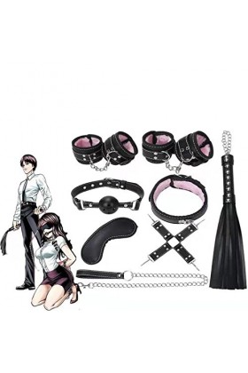 REYUN Cuir Souple Noir Kit daccessoires Lingerie dhalloween