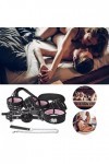 REYUN Cuir Souple Noir Kit daccessoires Lingerie dhalloween