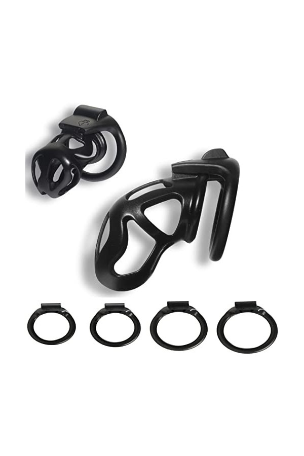 Cage de silicone confortable poreuse - Outils de massage léger - Un ensemble de jouets,Sa