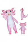 Costume Gonflable Pour Adultes 7 Pieds Dessin Animé Axolotl Respirant Blow Up Costume Drôle Gonflable Costumes Dhalloween Fe
