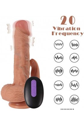 Matériel Souple De Sécurité Pliable Et énorme-Gódemiché Réaliste avec Une Forte Ventouse pour Les Couples De Femmes