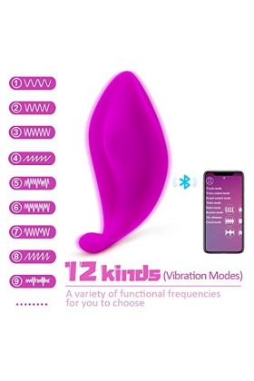 Jouet de massage papillon portable - Vitesse multiple - Télécommande sans fil - Silencieux doux pour la peau - Dispositif de 