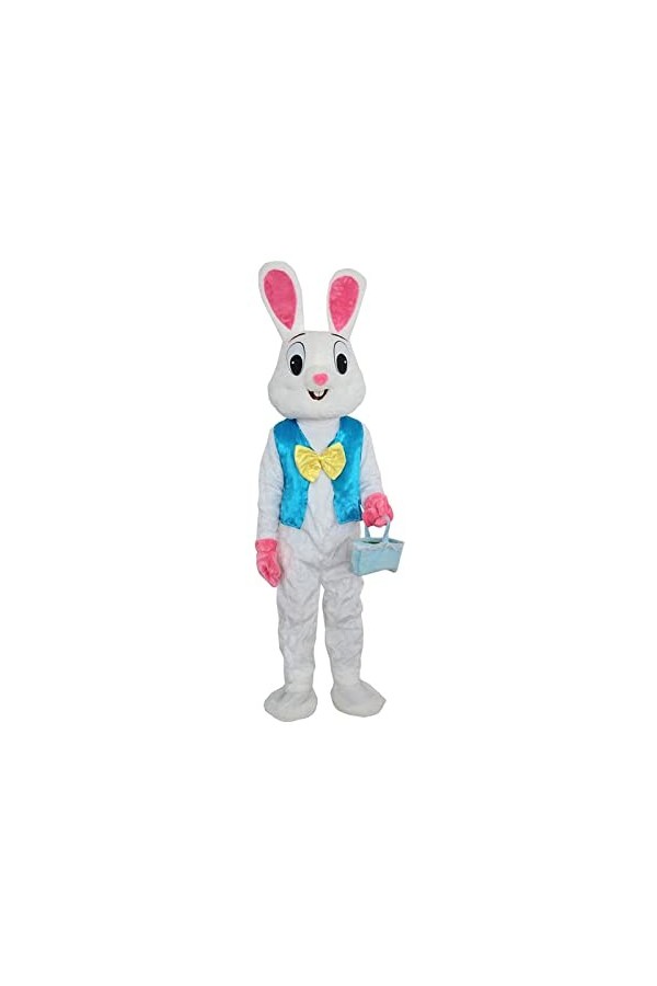 F Fityle Costume de lapin adulte de luxe Costume de poupée lapin combinaison Costume de lapin adulte