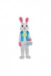 F Fityle Costume de lapin adulte de luxe Costume de poupée lapin combinaison Costume de lapin adulte
