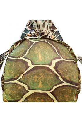 Wearable Tortue Shell Oreiller Salon Chambre Costume En Peluche Jouet En Peluche Costume pour Jeu de Rôle Dress Up, 100 CM