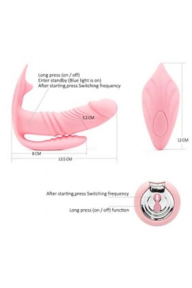 Masseur de Massage à Papillon Portable, Mode de, Télécommande sans Fil, Peau Douce - Relaxation des épaules et du Dos S2C