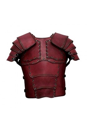 kowaku Orthèse de Poitrine de Costume Réglable avec Gilet Médiéval de Protection Dépaule pour Accessoire de Costume de Cospl