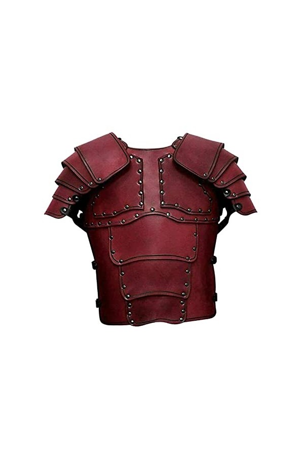 kowaku Orthèse de Poitrine de Costume Réglable avec Gilet Médiéval de Protection Dépaule pour Accessoire de Costume de Cospl