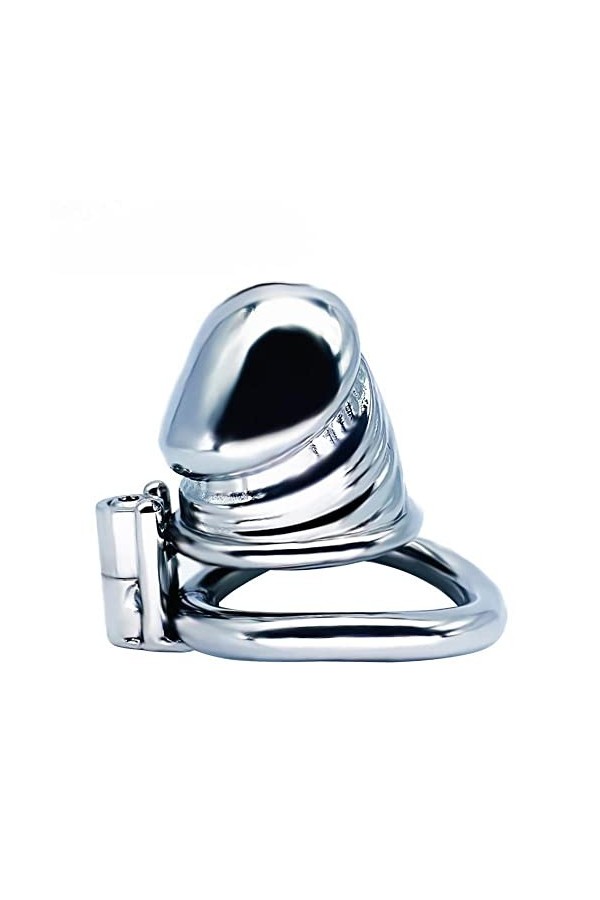 Nouveau jouet dintérêt SM Short chastety Lock male male male Phantom Lock Metal CB Lock penis cage SM exercise chastety devi