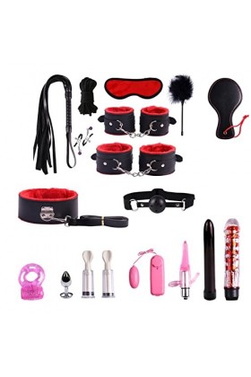 Lit Toy Femme Sports de Mode Design Corps Vêtements Kit Fourrure Collier Yoga Retenue Sexy Menottes Šex Adulte Programme B-D-