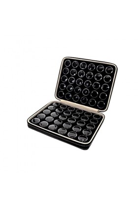 vreplrse Boîte de rangement portable polyvalente délicate petite légèreté collecteur coloré rond conteneur chambre coiffeuse,