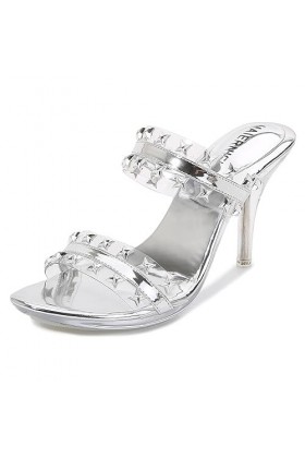 Sandales glamour et élégantes pour boîte de nuit sexy en cristal Sandales à talons hauts sophistiquées et séduisantes Sandale