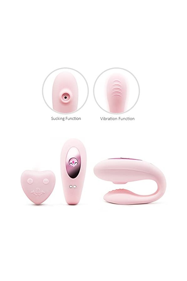 Jouets de confidentialite Invisibles for Femmes, Modes multifrequences et telecommande sans Fil Rechargeable par USB Clítóris
