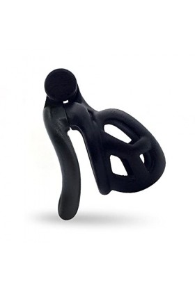 TISVY Protection de cage en résine noire avec 4 anneaux, micro