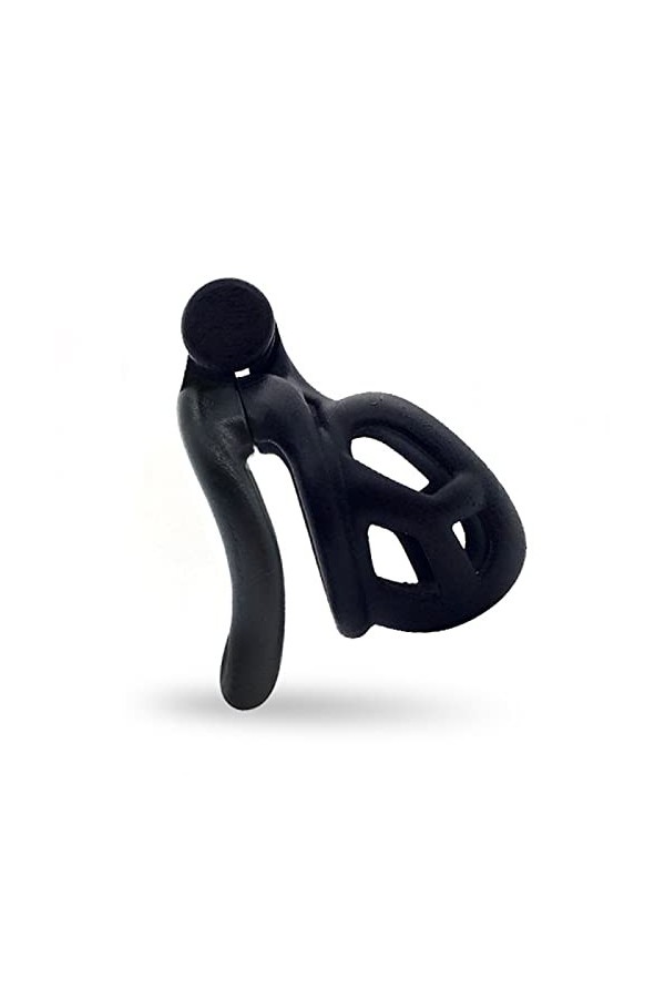 TISVY Protection de cage en résine noire avec 4 anneaux, micro