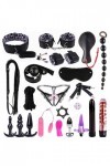 23 pièces/Ensemble de Sm Bandage Vêtements Retenue Fourrure Corps Jouet Sexy Programme Femme Menottes Šex Adulte Collier B-D-