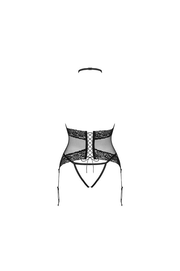 Obsessive Corset Sexy Lacrisia Corset, Noir,M-L