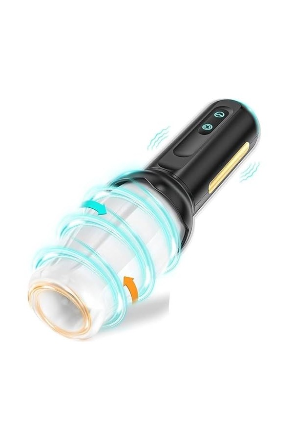 JITEM Équipement de Fitness électrique pour Hommes, Rotation à 7 fréquences, Doux pour la Peau et Facile à Nettoyer