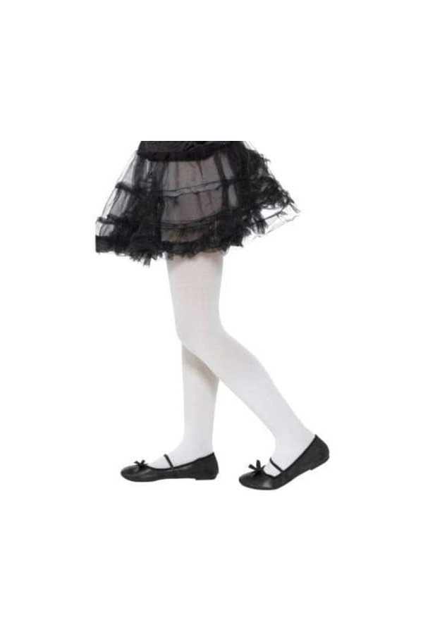 Opaque Tights, White, Age 6-12