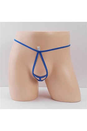 String Homme Sexy Hot Dentelle Slips Boxer Hommes Simple Personnalité Mode Casual Sexy Mini String Creux Sous-Vêtements T Pan