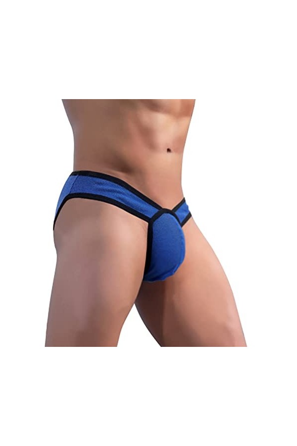 BOTCAM Boxer drôle pour homme - Slips sexy excitant - Grande poche en coton à taille basse - Strip sous-vêtements pour homme,