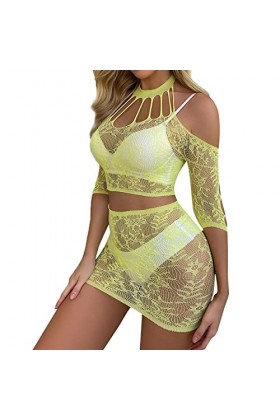 Pdakieyxnd sous Vetements Feminins Sexy Coquine Hot Culotte Sensuelle Sexy Lingerie Femme Rouge Dentelle Coquine Érotique Nui