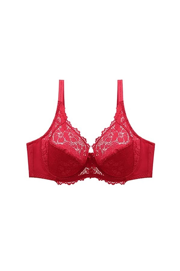 HANXIULIN Soutien-gorge grande taille sans armatures Soutien-gorge doux et confortable sans armatures Soutien-gorge push-up a