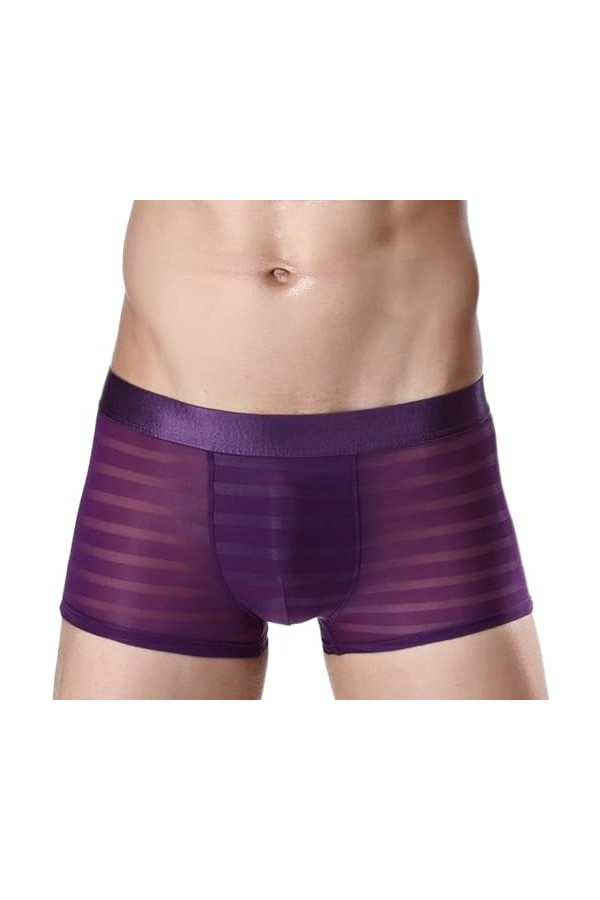 Gefomuofe Sous-vêtements Hommes Dentelle String String Hommes Lingerie Érotique Charmant Dentelle Complète Sous-vêtements pou