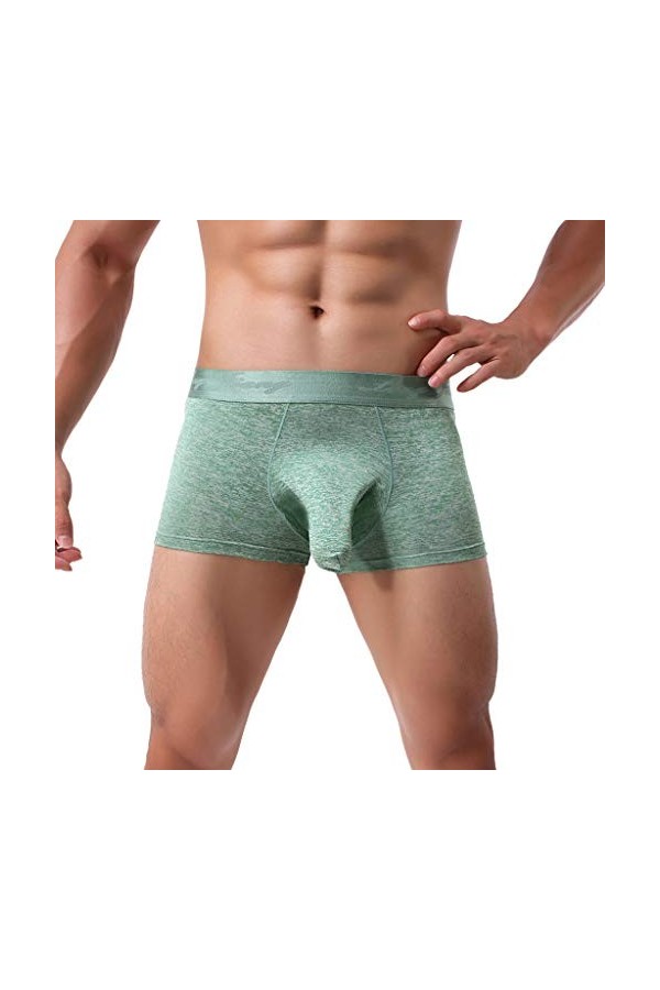 liaddkv Shorts Sous-vêtements Slips pour hommes Sous-vêtements sexy Sous-vêtements Hommes Boxer Homme Boxer Camouflage, vert,