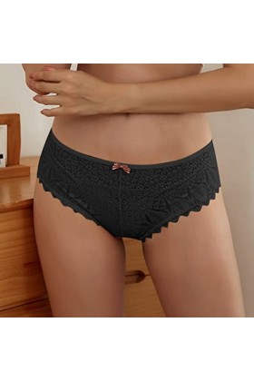 WWricotta String Ouvert Femme Sexy Hot - Culotte Menstruelle Lavable sous-VêTements Slip Culotte Satin Couture en Tissu Micro