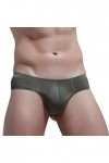 Boxer pour homme - Sous-vêtements doux - Slip de bain pour homme - Lingerie sexy - Bikini sexy - String, Z Jsjm0904_5-kaki, X