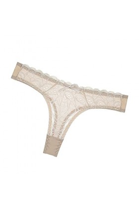 liaddkv Femmes en dentelle sexy en coton creux chaud à travers la taille culotte, culotte basse combinaison lingerie sexy, ka