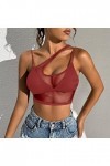 Lingerie Femme Sexy Ensemble Homme Sexy Hot y22k Hauts décontractés sans Manches pour Femmes Voir à Travers la Chemise Transp