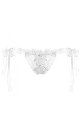 PTLLEND Ensemble Et Pantalon Femmes Dentelle Sexy String à Lacets Sexy Entrejambe Ouvert T Pantalon Dames Tentation Culotte T