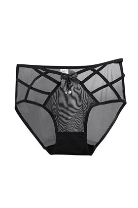 PANPANY Culottes pour Femme Multipack Femme Taille Basse Dentelle String Confortables sous Vetements Multicolore Soutien-Gorg