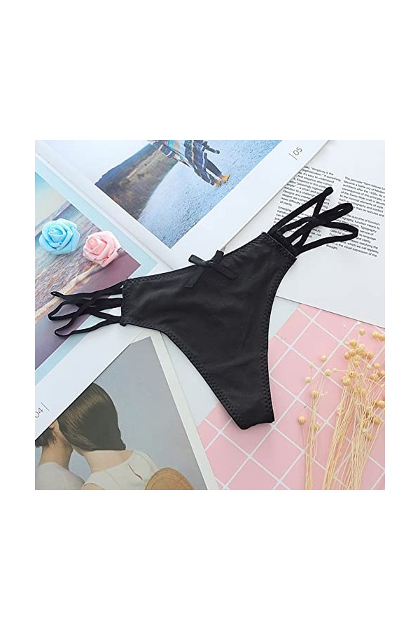 PANPANY Culottes pour Femme Femme Panties Soutien-Gorge Confortables Tanga Slips Multipack sans Couture sous Vetements Multic