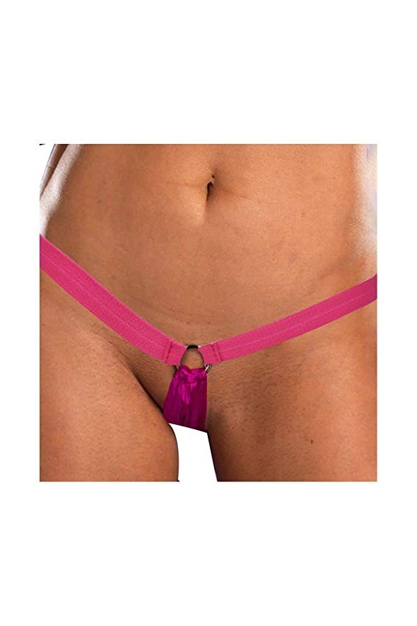 PANPANY Culottes pour Femme Femme sans Couture sous Vetements Sexy Taille Basse Soutien-Gorge Tanga Dentelle Confortables Mul