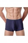 Beokeuioe Short rétro en coton pour homme - Doux et respirant - Sous-vêtements - Boxer pour homme - Hipster - Microfibre - So