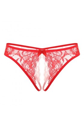 Femmes Sexy Dentelle Ouvert File Sexy Culotte Taille Basse Beau Cul Transparent Tentation T Pantalons Tanga Culotte Sexy Sous