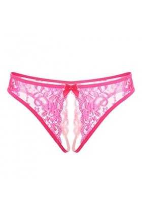 Femmes Sexy Dentelle Ouvert File Sexy Culotte Taille Basse Beau Cul Transparent Tentation T Pantalons Tanga Culotte Sexy Sous
