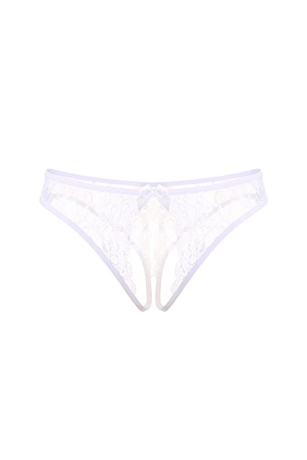 Femmes Sexy Dentelle Ouvert File Sexy Culotte Taille Basse Beau Cul Transparent Tentation T Pantalons Tanga Culottes Sous-vêt