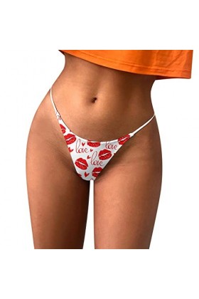 LULER The Convenience Soft G-string Sous-vêtement plat pour femme T-back-Sexy Culotte Sous-vêtements Organisateur Durable, ro