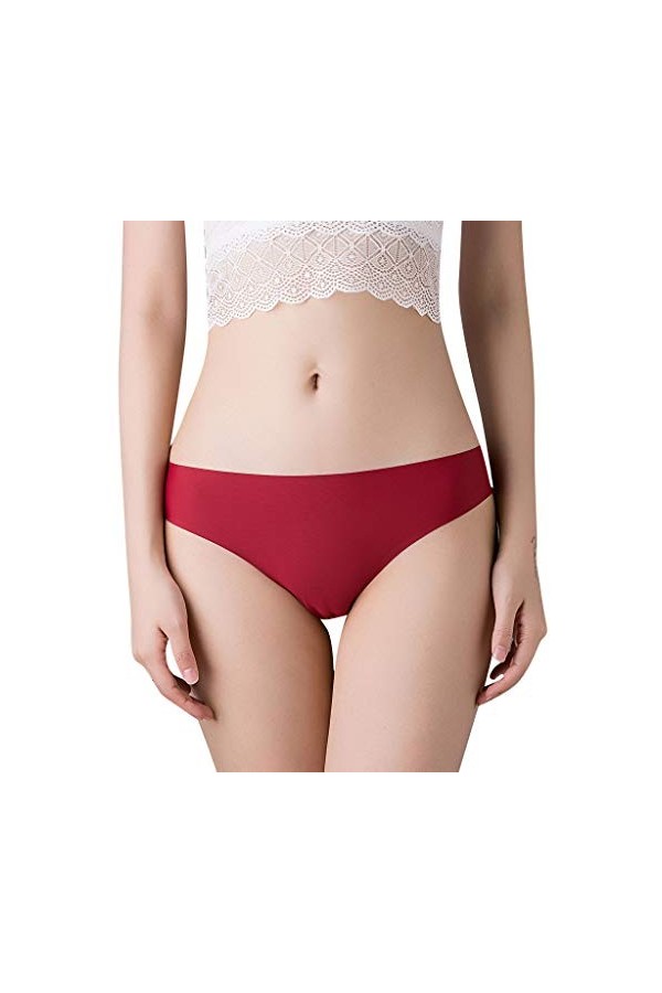 LIBELLEFLY Slip sexy string pantalon culotte sous-vêtements femme dentelle bragas mot sexy costume pour femme taille L, borde